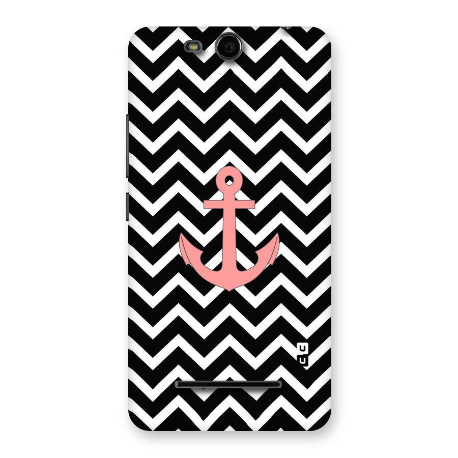Pink Sailor Back Case for Micromax Canvas Juice 3 Q392