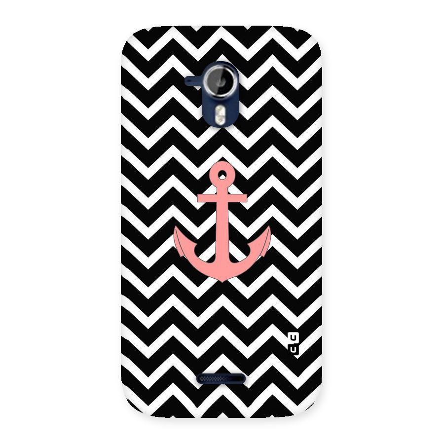 Pink Sailor Back Case for Micromax Canvas Magnus A117