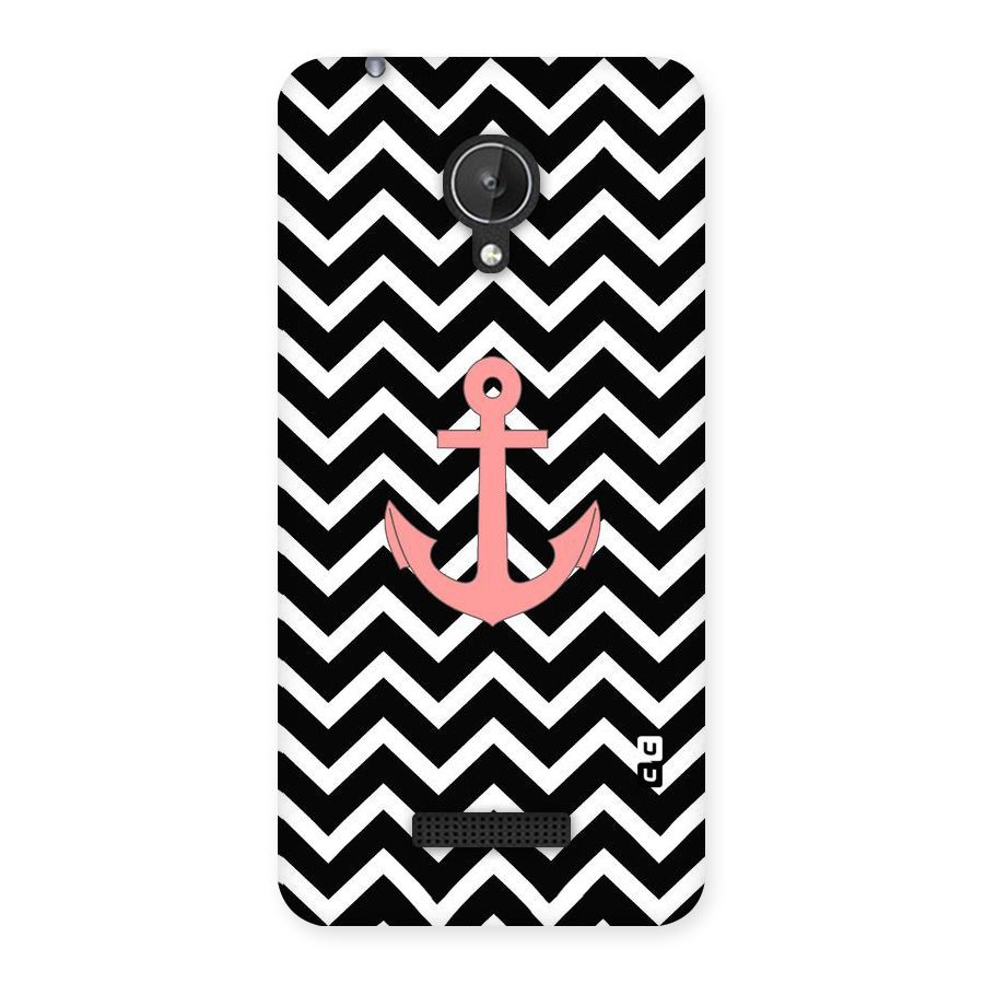Pink Sailor Back Case for Micromax Canvas Spark Q380