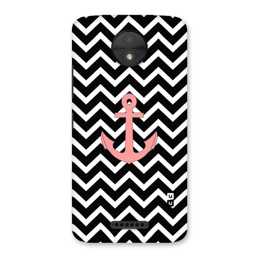 Pink Sailor Back Case for Moto C