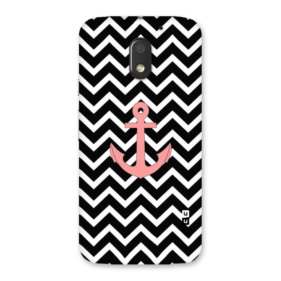 Pink Sailor Back Case for Moto E3 Power