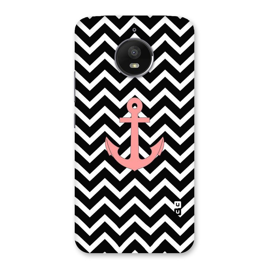Pink Sailor Back Case for Moto E4 Plus
