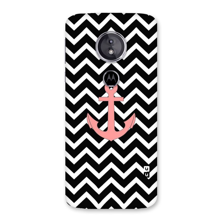 Pink Sailor Back Case for Moto E5