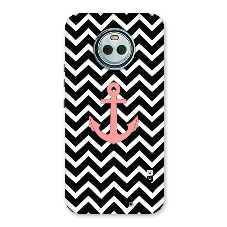 Pink Sailor Back Case for Moto X4