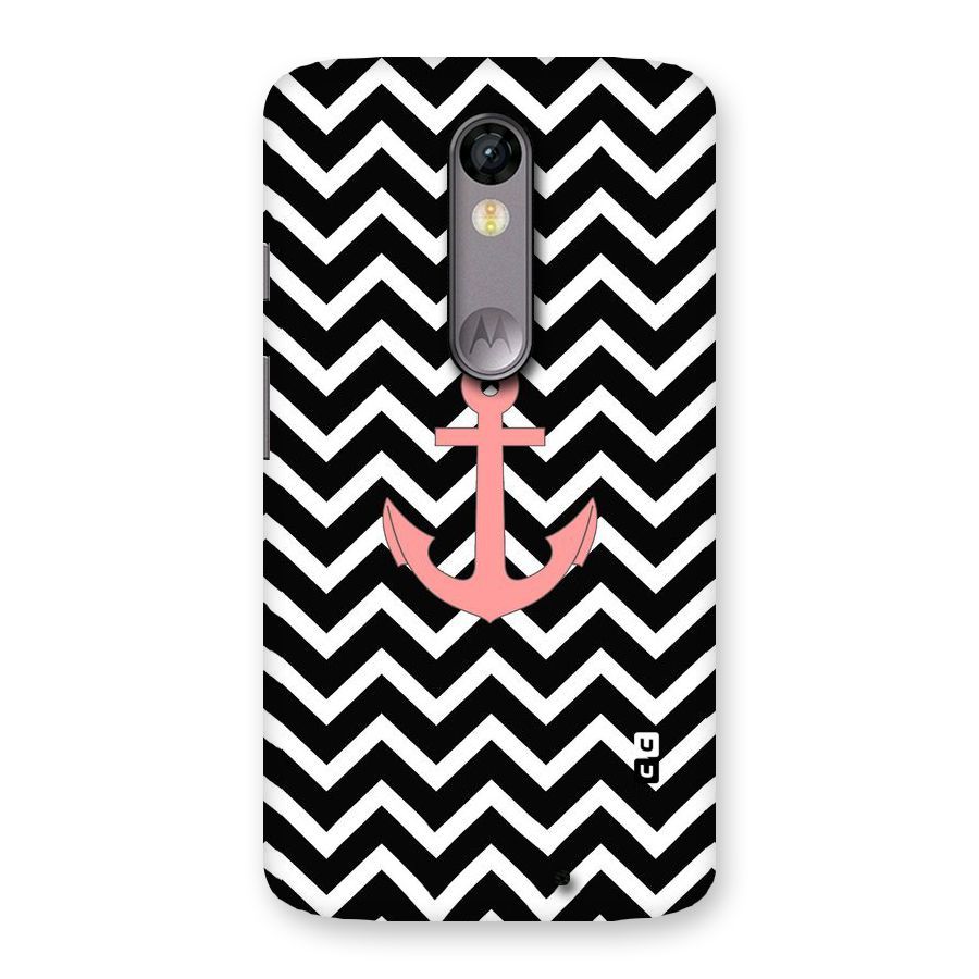 Pink Sailor Back Case for Moto X Force