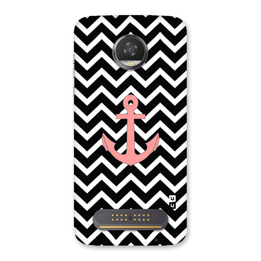 Pink Sailor Back Case for Moto Z2 Play
