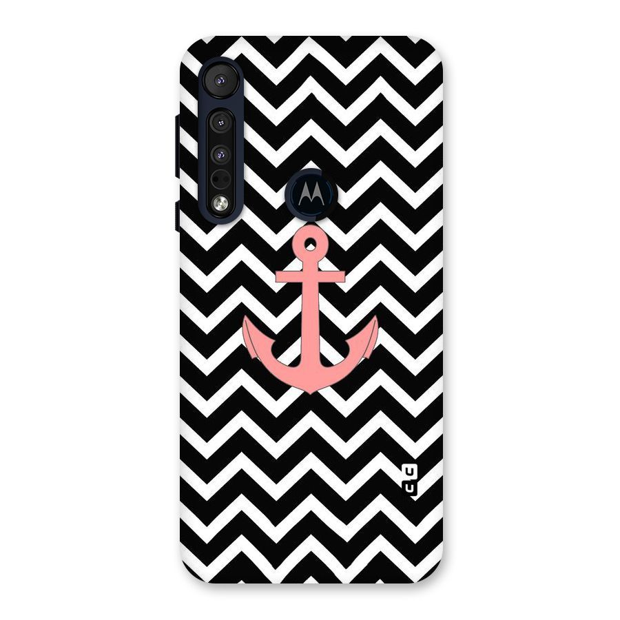 Pink Sailor Back Case for Motorola One Macro