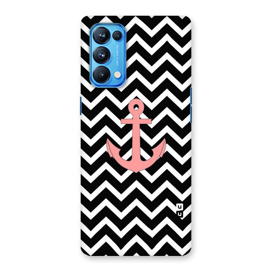Pink Sailor Back Case for Oppo Reno5 Pro 5G