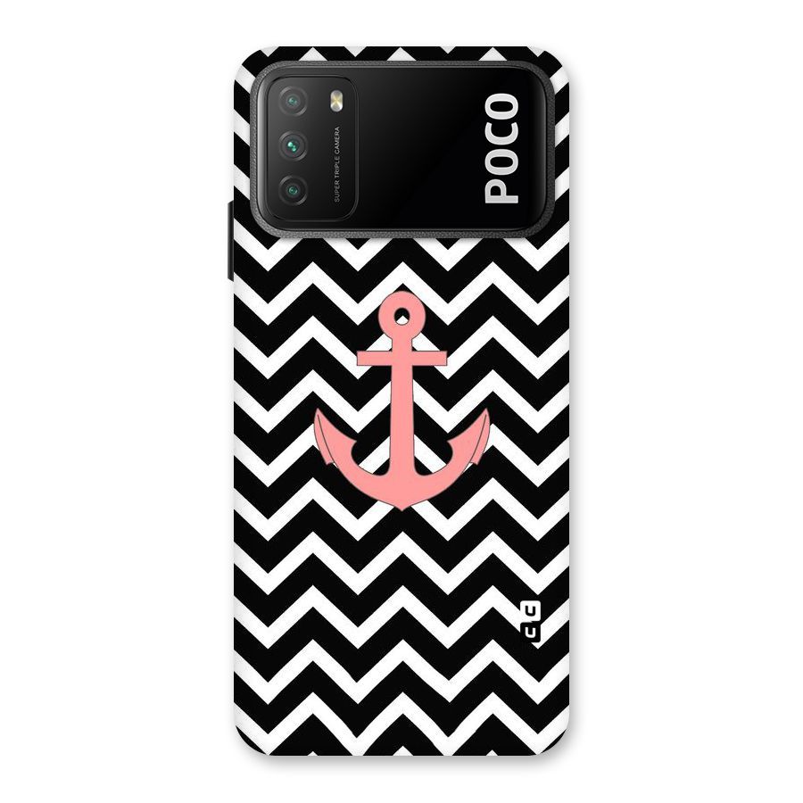 Pink Sailor Back Case for Poco M3