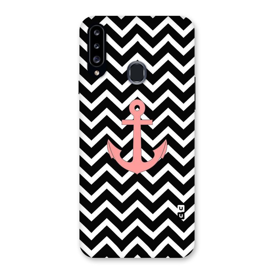 Pink Sailor Back Case for Samsung Galaxy A20s
