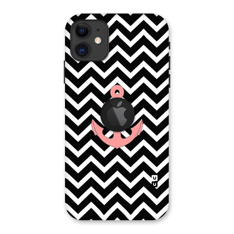 Pink Sailor Back Case for iPhone 11 Logo Cut