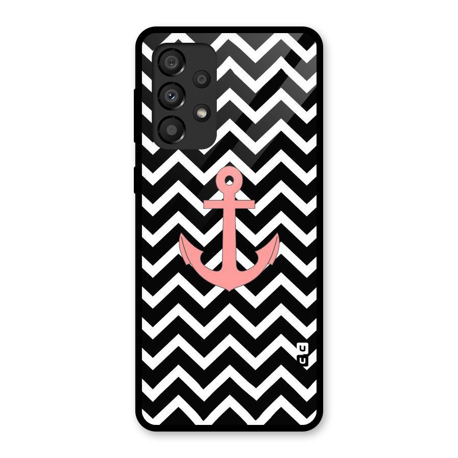 Pink Sailor Glass Back Case for Galaxy A33 5G