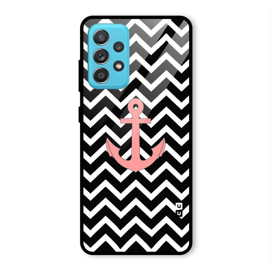 Pink Sailor Glass Back Case for Galaxy A52