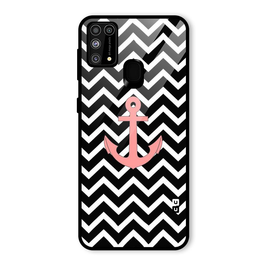 Pink Sailor Glass Back Case for Galaxy F41