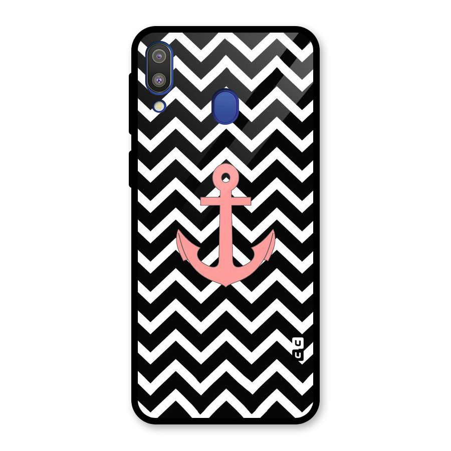 Pink Sailor Glass Back Case for Galaxy M20
