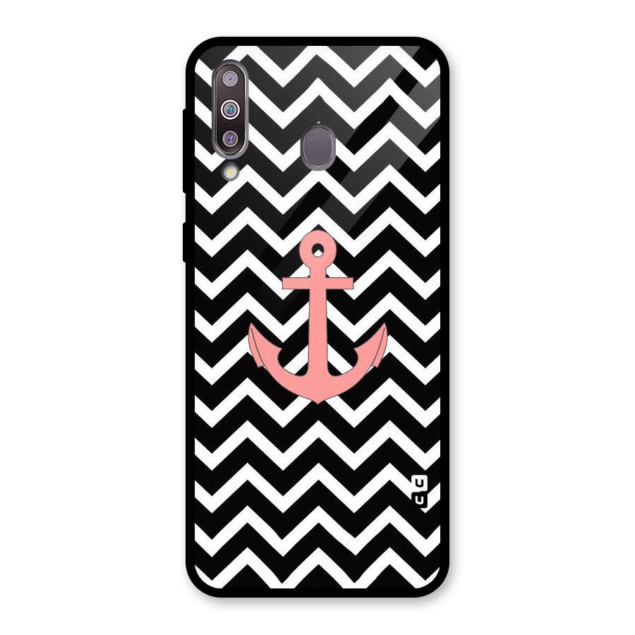 Pink Sailor Glass Back Case for Galaxy M30