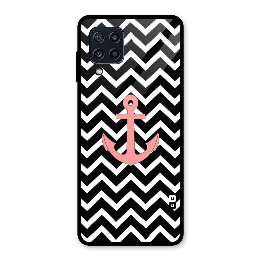 Pink Sailor Glass Back Case for Galaxy M32