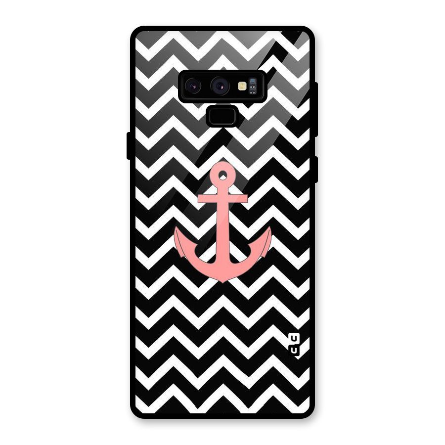 Pink Sailor Glass Back Case for Galaxy Note 9