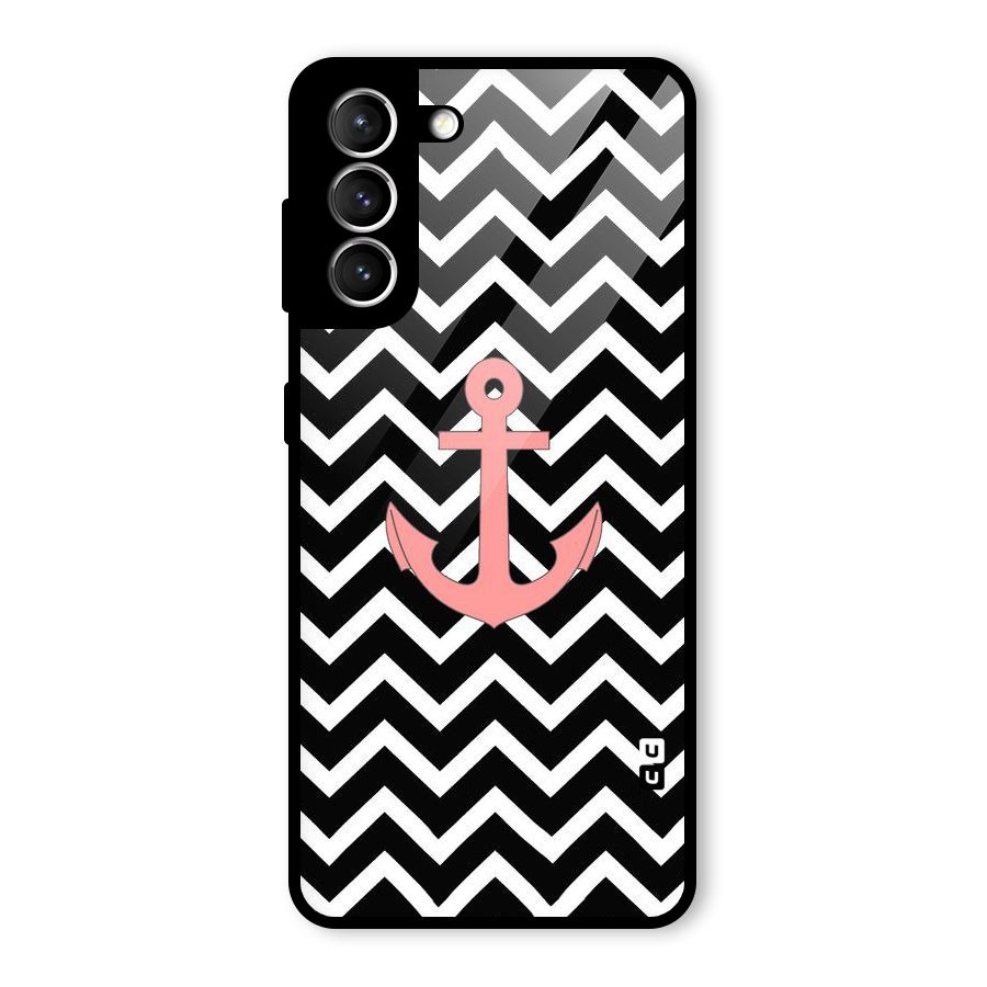 Pink Sailor Glass Back Case for Galaxy S21 5G