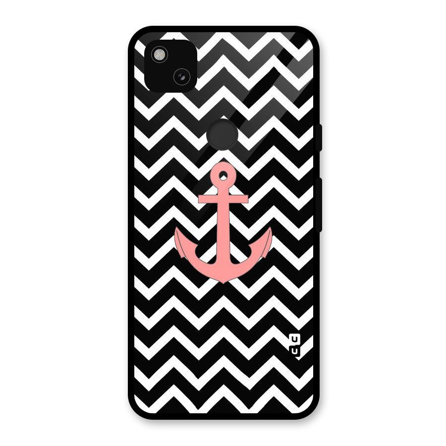 Pink Sailor Glass Back Case for Google Pixel 4a