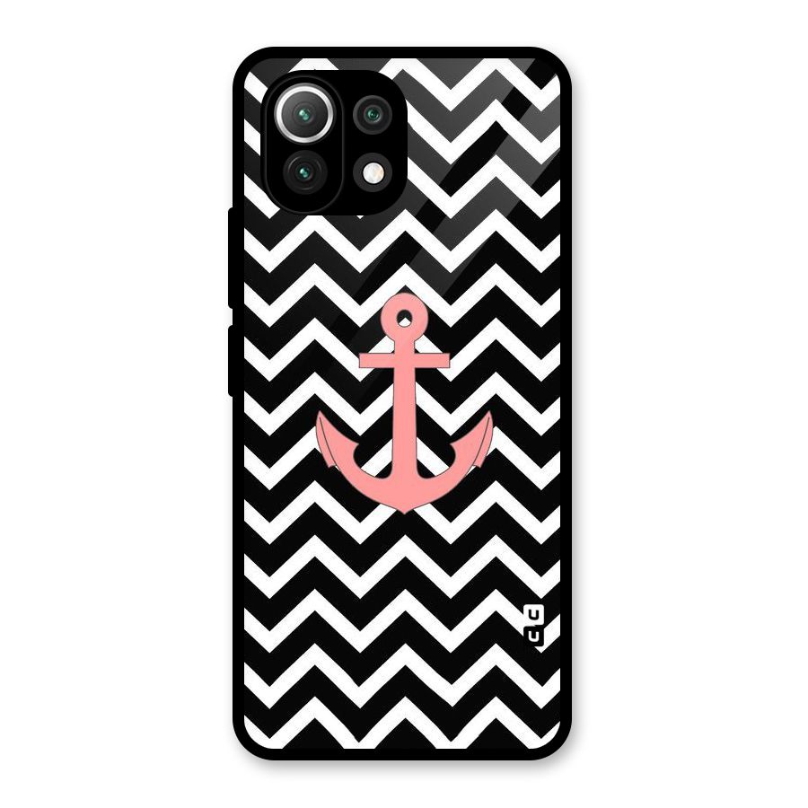 Pink Sailor Glass Back Case for Mi 11 Lite