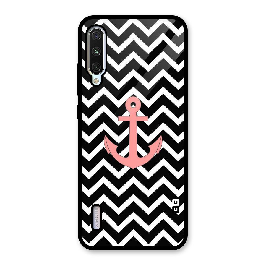 Pink Sailor Glass Back Case for Mi A3