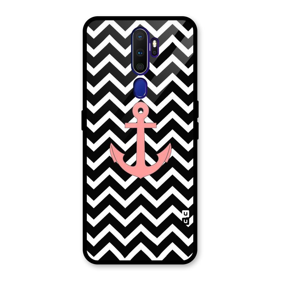 Pink Sailor Glass Back Case for Oppo A9 (2020)