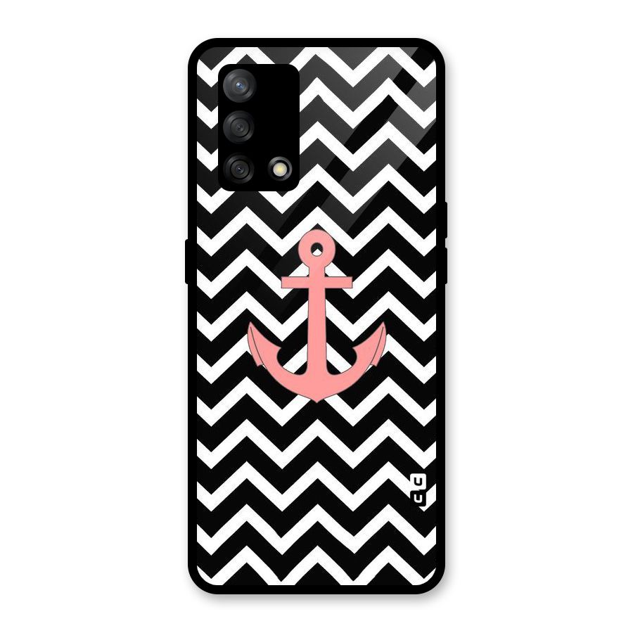 Pink Sailor Glass Back Case for Oppo F19