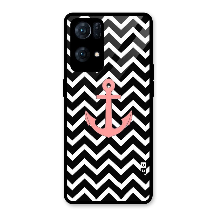 Pink Sailor Glass Back Case for Oppo Reno7 Pro 5G