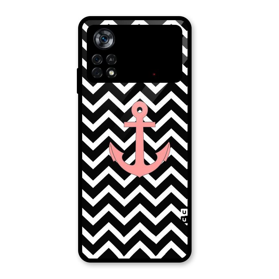 Pink Sailor Glass Back Case for Poco X4 Pro 5G