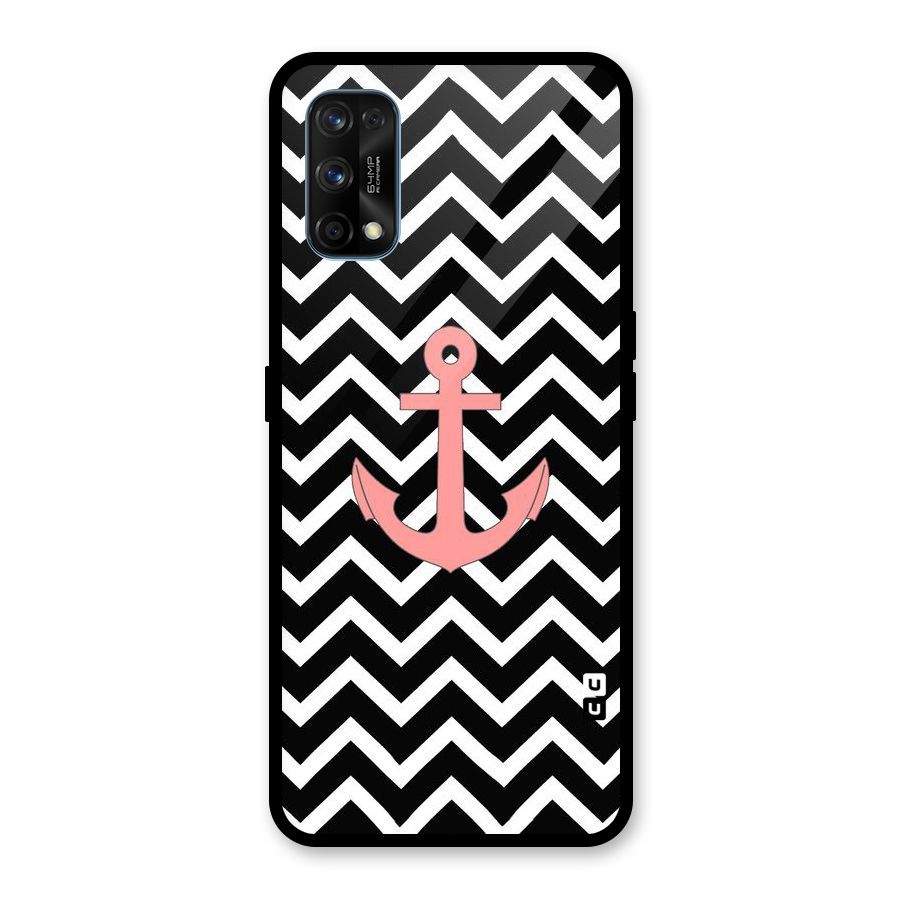 Pink Sailor Glass Back Case for Realme 7 Pro