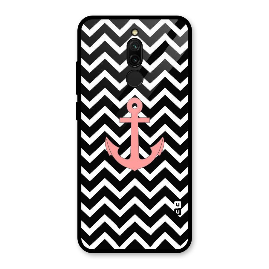 Pink Sailor Glass Back Case for Redmi 8