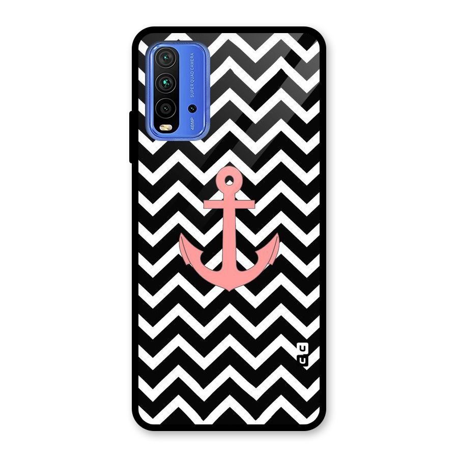 Pink Sailor Glass Back Case for Redmi 9 Power