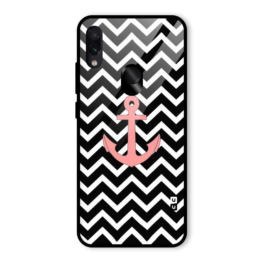 Pink Sailor Glass Back Case for Redmi Note 7S