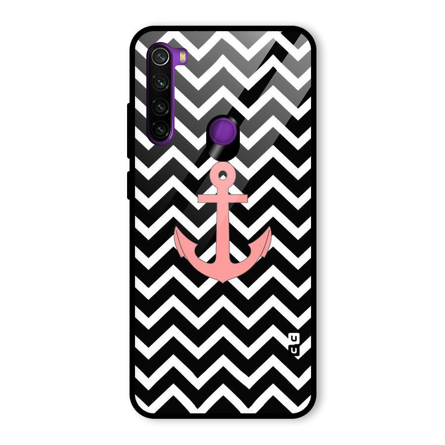 Pink Sailor Glass Back Case for Redmi Note 8