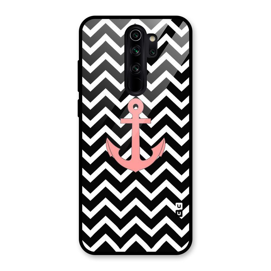 Pink Sailor Glass Back Case for Redmi Note 8 Pro