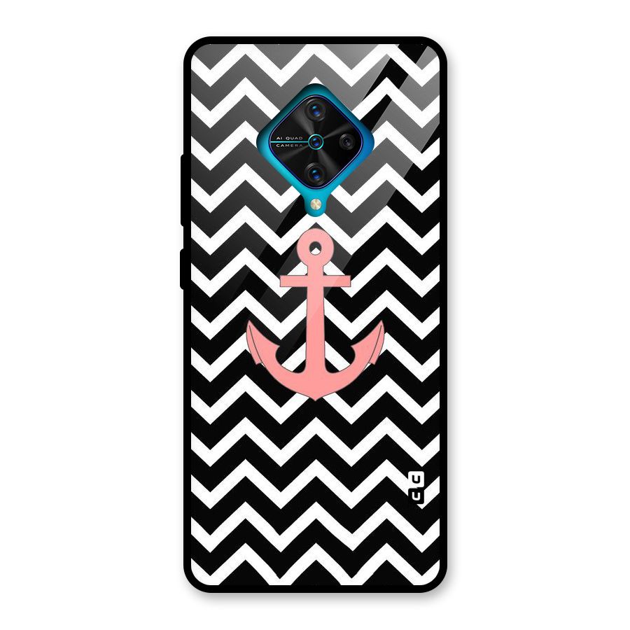 Pink Sailor Glass Back Case for Vivo S1 Pro