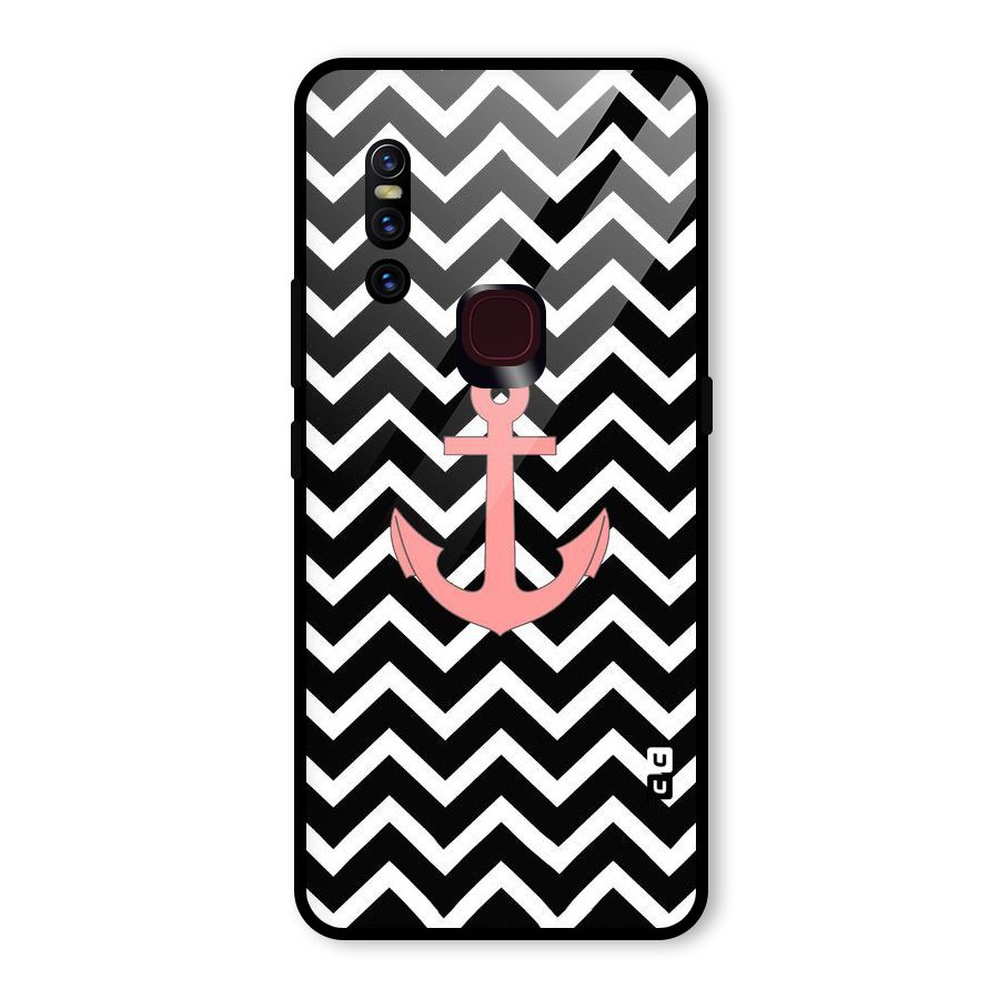 Pink Sailor Glass Back Case for Vivo V15