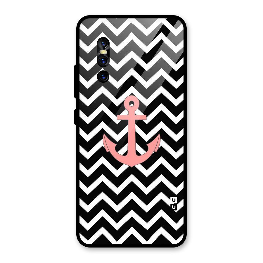 Pink Sailor Glass Back Case for Vivo V15 Pro