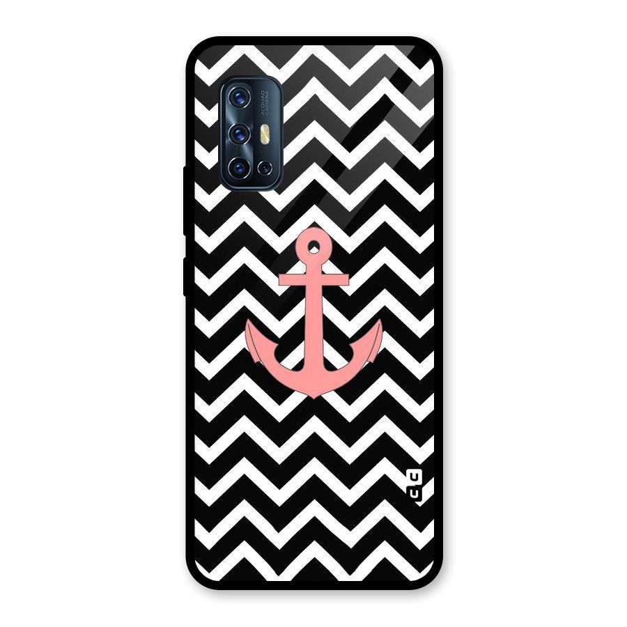 Pink Sailor Glass Back Case for Vivo V17