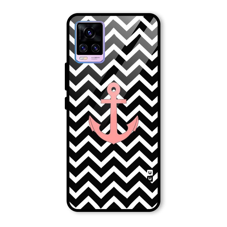 Pink Sailor Glass Back Case for Vivo V20 Pro