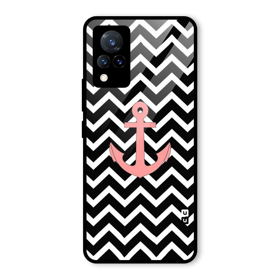 Pink Sailor Glass Back Case for Vivo V21 5G