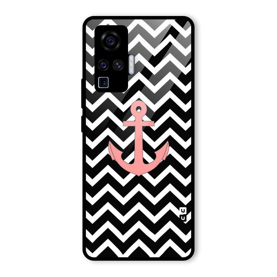 Pink Sailor Glass Back Case for Vivo X50 Pro