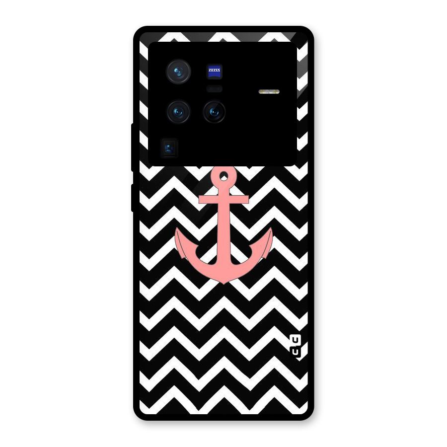 Pink Sailor Glass Back Case for Vivo X80 Pro