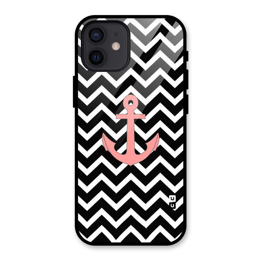 Pink Sailor Glass Back Case for iPhone 12