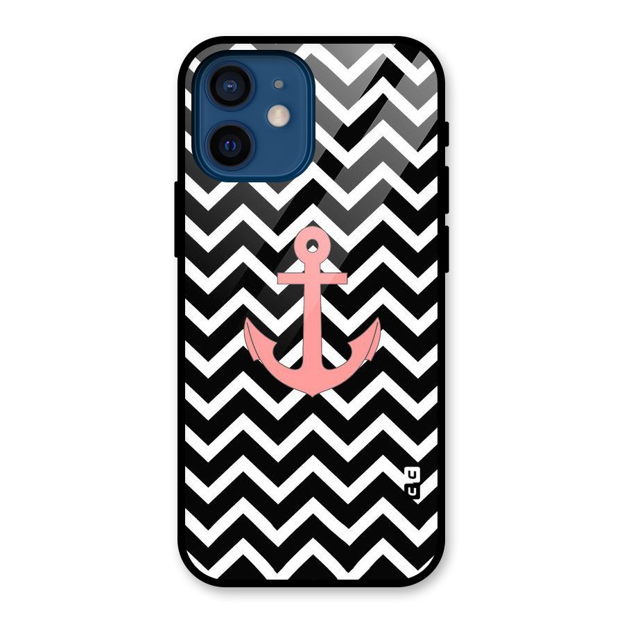 Pink Sailor Glass Back Case for iPhone 12 Mini