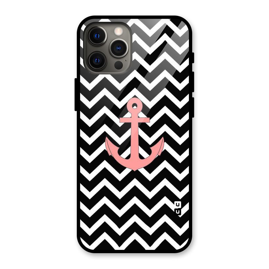 Pink Sailor Glass Back Case for iPhone 12 Pro Max