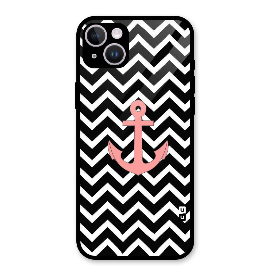 Pink Sailor Glass Back Case for iPhone 14 Plus
