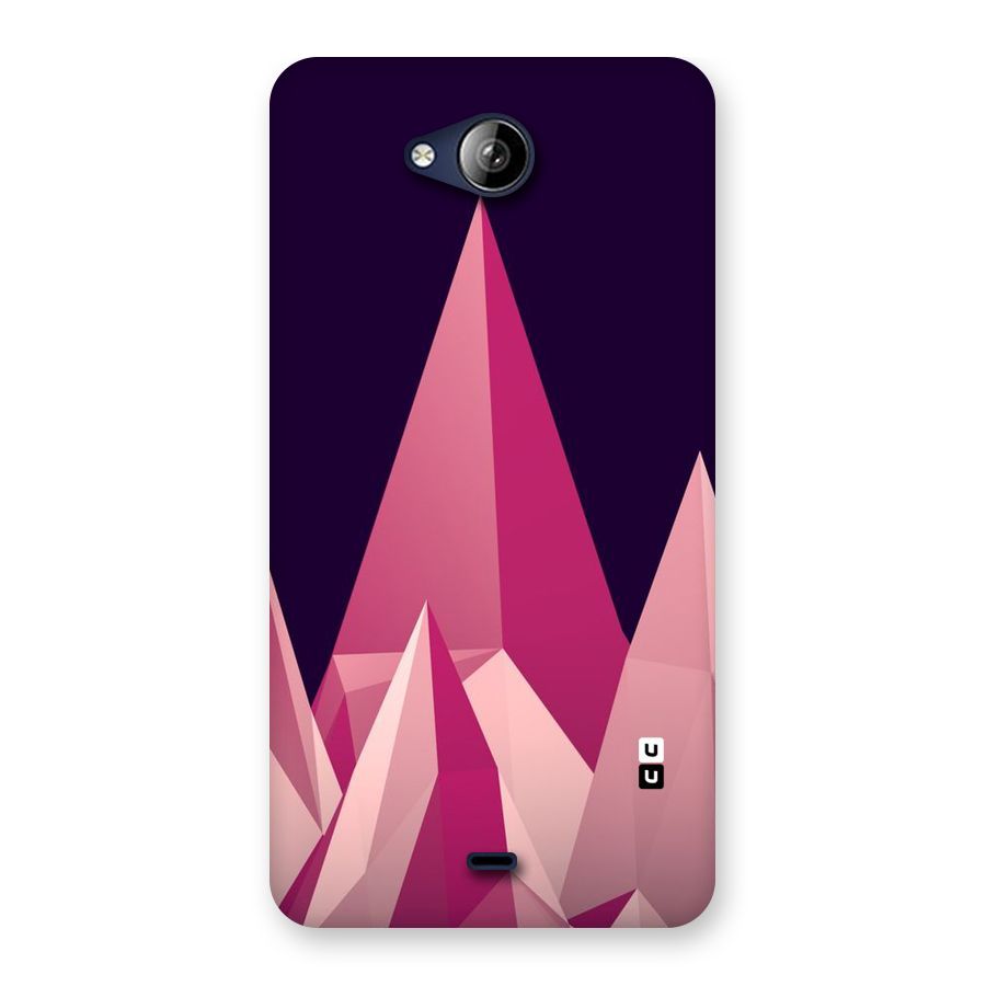 Pink Sharp Back Case for Canvas Play Q355