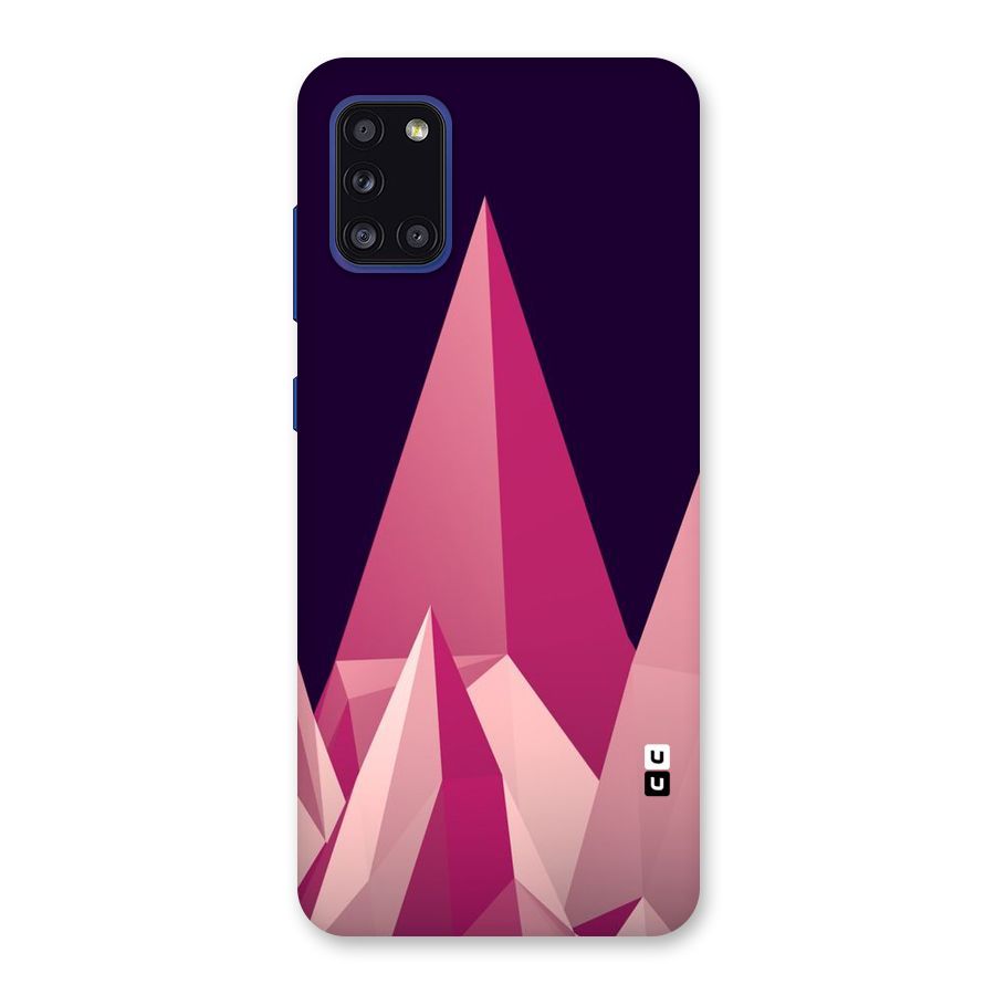 Pink Sharp Back Case for Galaxy A31